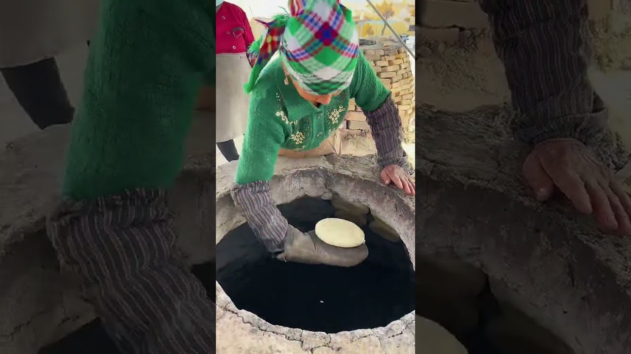 Naan BAKING #CENTRALASIA