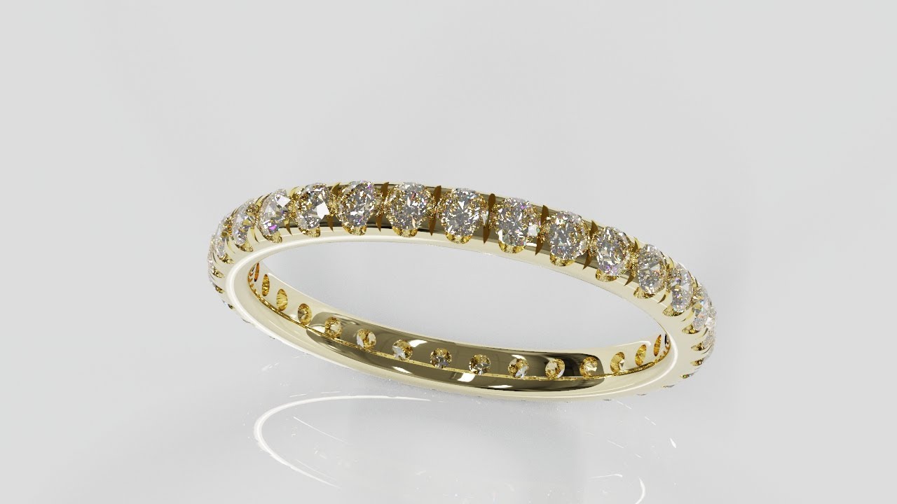 Eternity ring design in matrix 9  . full process