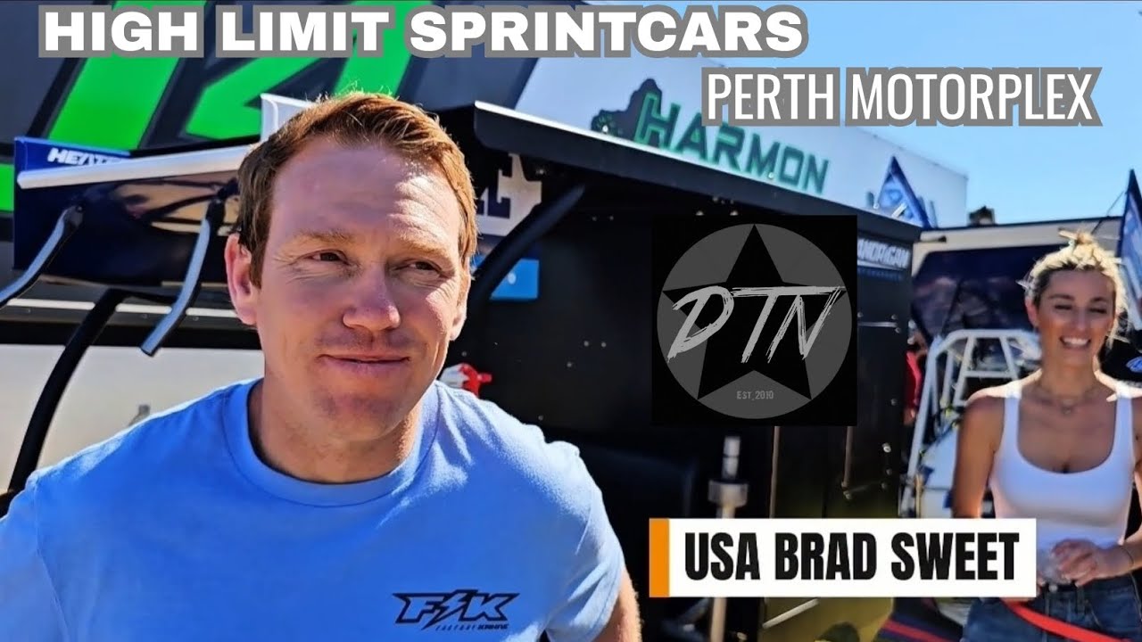 High limit sprintcars at the Perth Motorplex 2024.