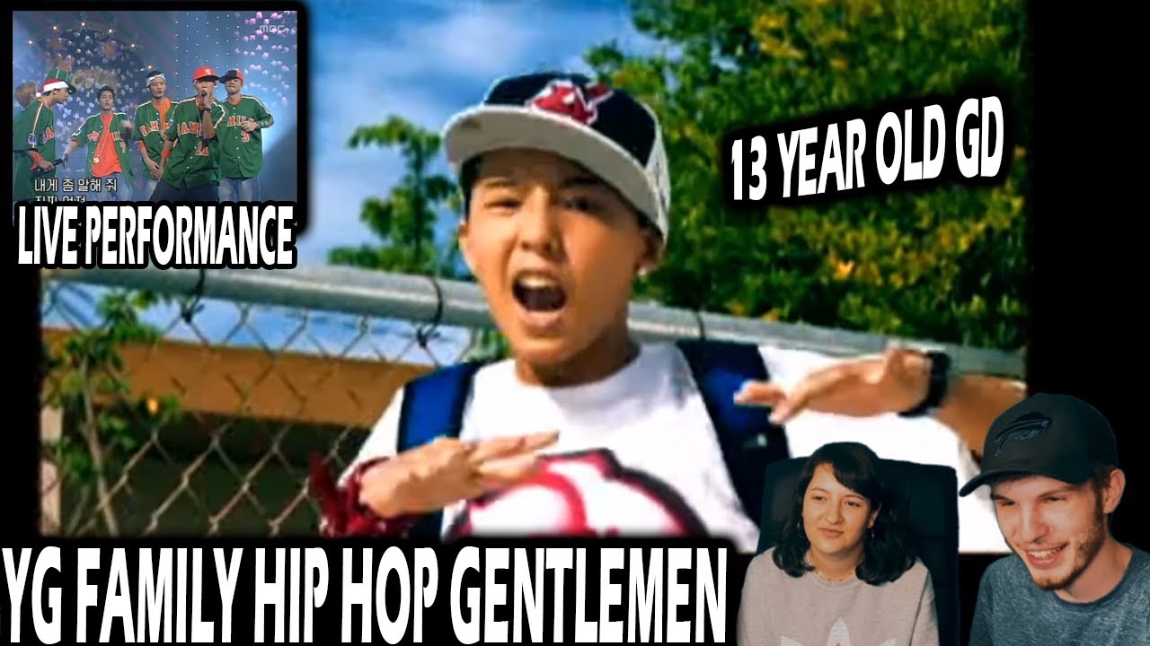 YG FAMILY - HIP HOP GENTLEMEN WITH 13 YEAR OLD G-DRAGON + 1TYM + JINUSEAN + MASTA WU