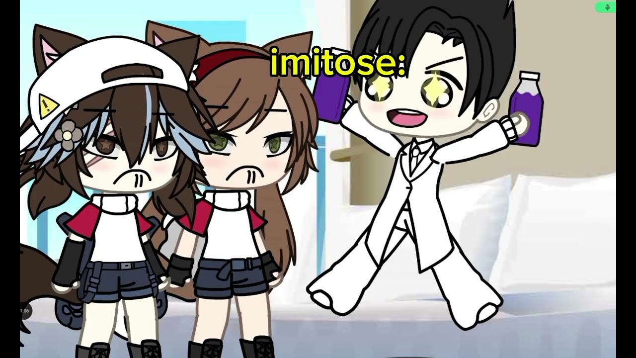 Eu e a best nas modinhas🙄😜😋 #gacha #gachalife #capcut #video #youtube @fefe artes