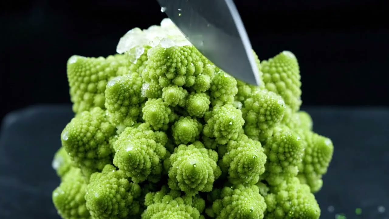 ASMR Frozen Vegetables Cutting With Satisfying Sounds (No Talking)