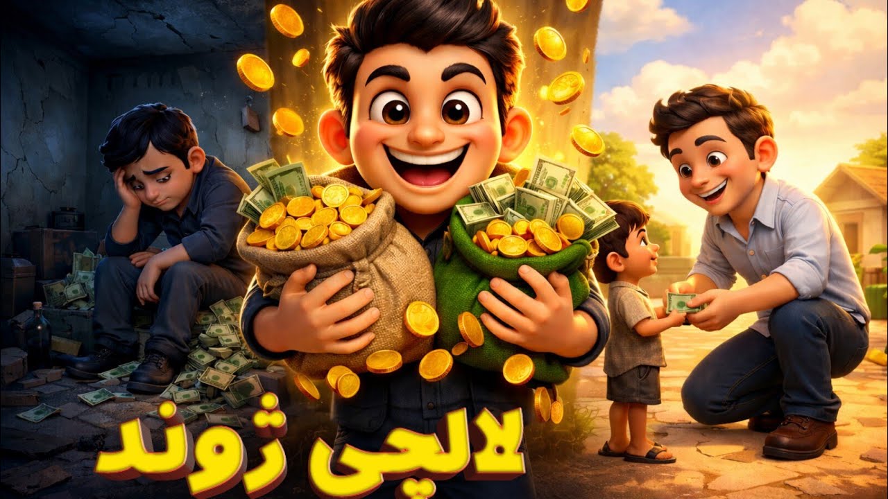 لالچي ژوند 💰” | (Greedy Life | Pashto cartoon