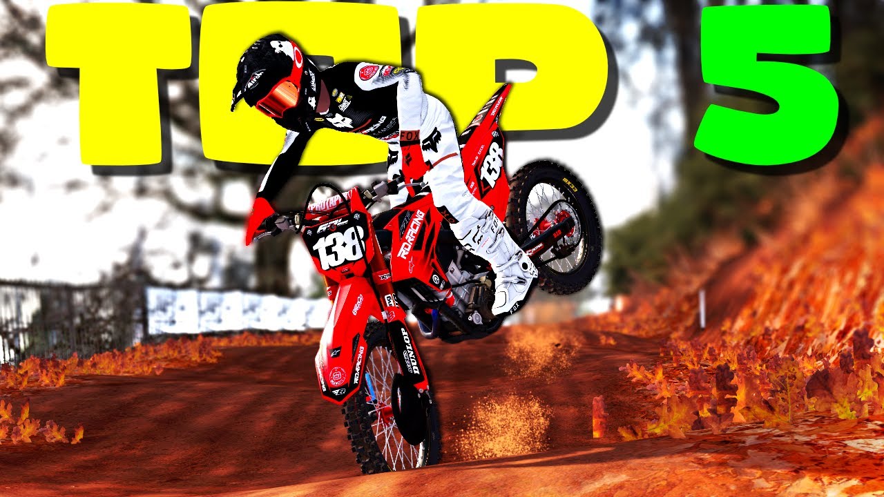 MY FIRST TOP 5 In a PRO MX BIKES Race!
