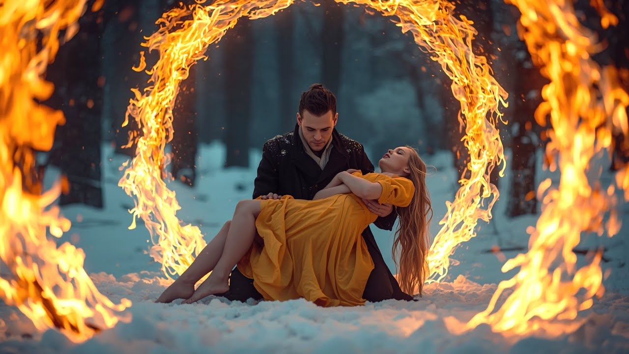 Left Barefoot in the Snow to Freeze — The Alpha Vampire Set the Forest Ablaze to Keep Her Warm