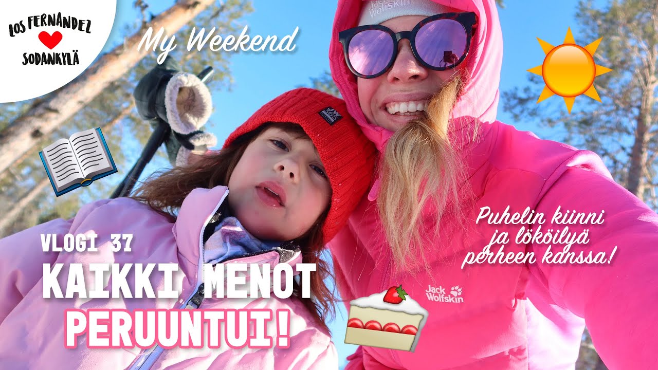 MY WEEKEND  🍰 PUHELIN KIINNI JA OTETAAN RENNOSTI #vaihtovuosisodankylässä vlogi 37
