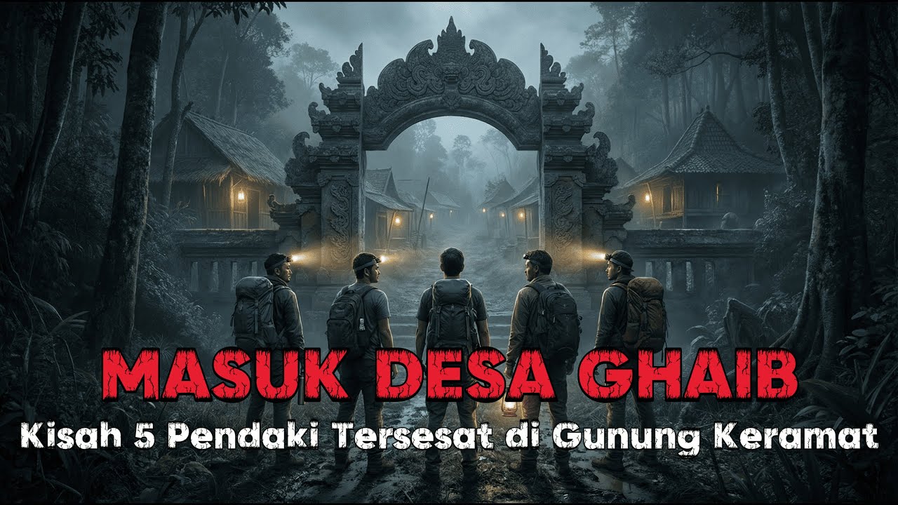 KISAH 5 PENDAKI TERSESAT MASUK DESA GHAIB DI GUNUNG PALING KERAMAT DI PULAU JAWA