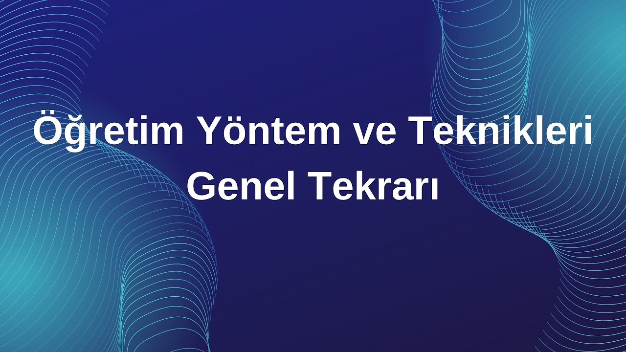 Öğretim Yöntem ve Teknikleri -3
