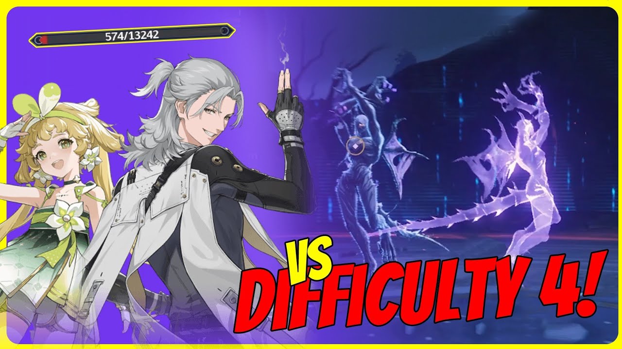 INSANE FIGHT! AALTO & VERINA VS DIFFICULTY 4 TEMPEST MEPHIS | WUTHERING WAVES