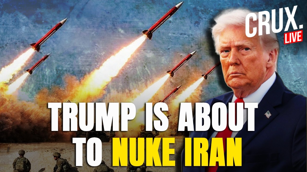 BREAKING LIVE | Trump's Massive Iran War Announcement | US TO NUKE TEHRAN? | Hormuz | IRGC | Crux