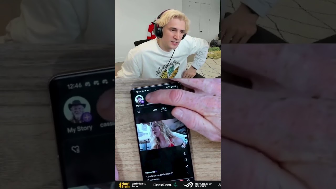 xQc reacts to Twitch CEO expose himself... 😭