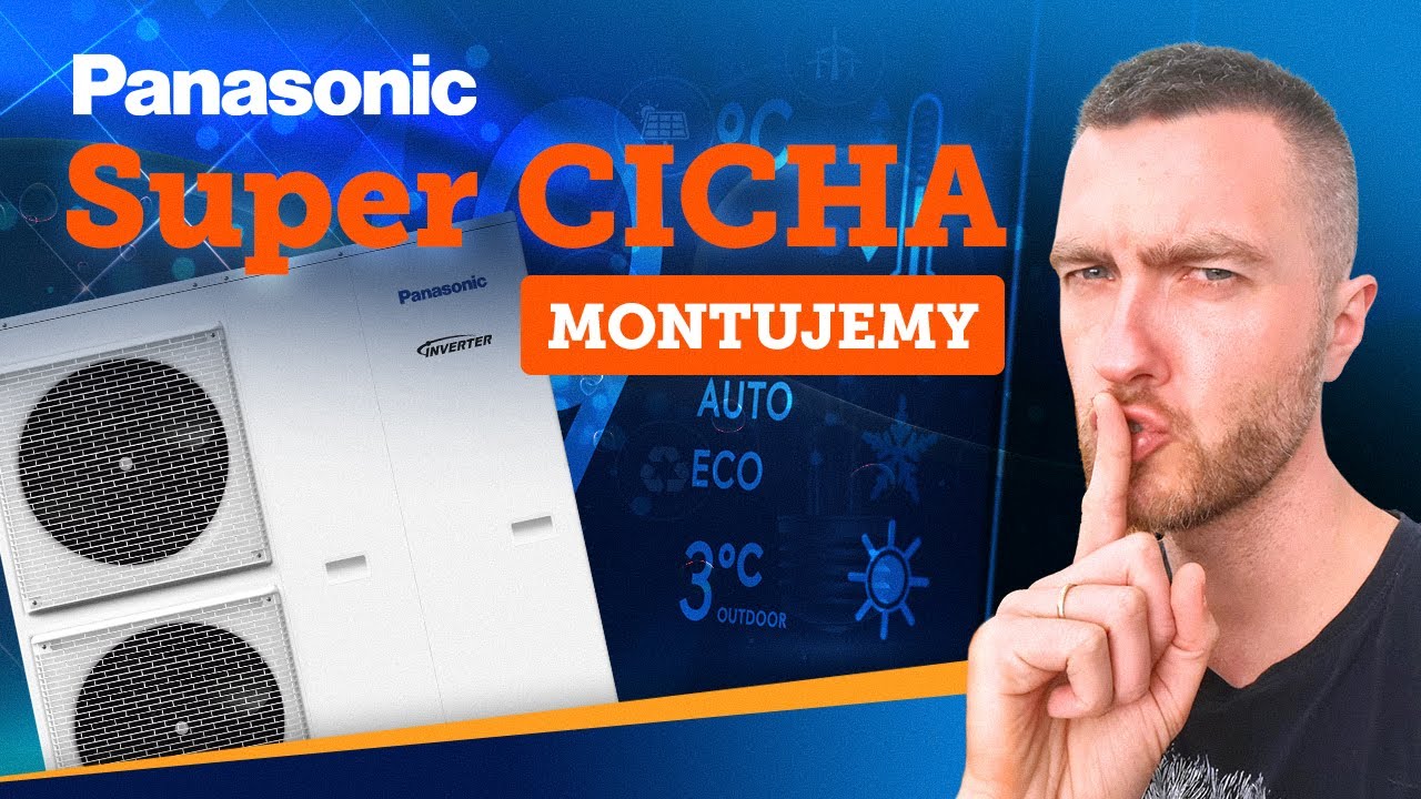 Panasonic T-Cap 12kW SUPER CICHA! Montaż pompy ciepła powietrze-woda