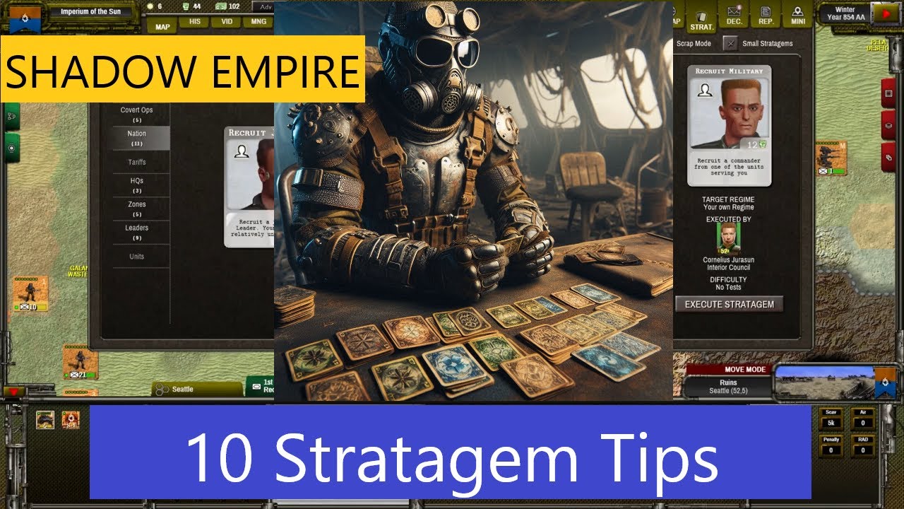 Shadow Empire | 10 Stratagem Tips you didn't know about