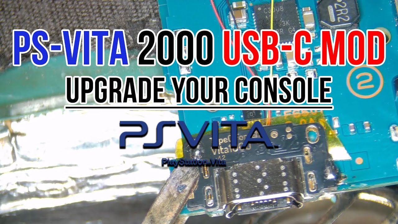 Установка мода PS-Vita 2000 USB C