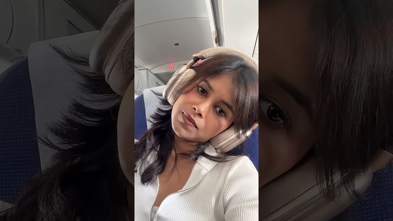 In-Flight Makeup ✈️ | My Travel Makeup Routine💄✨