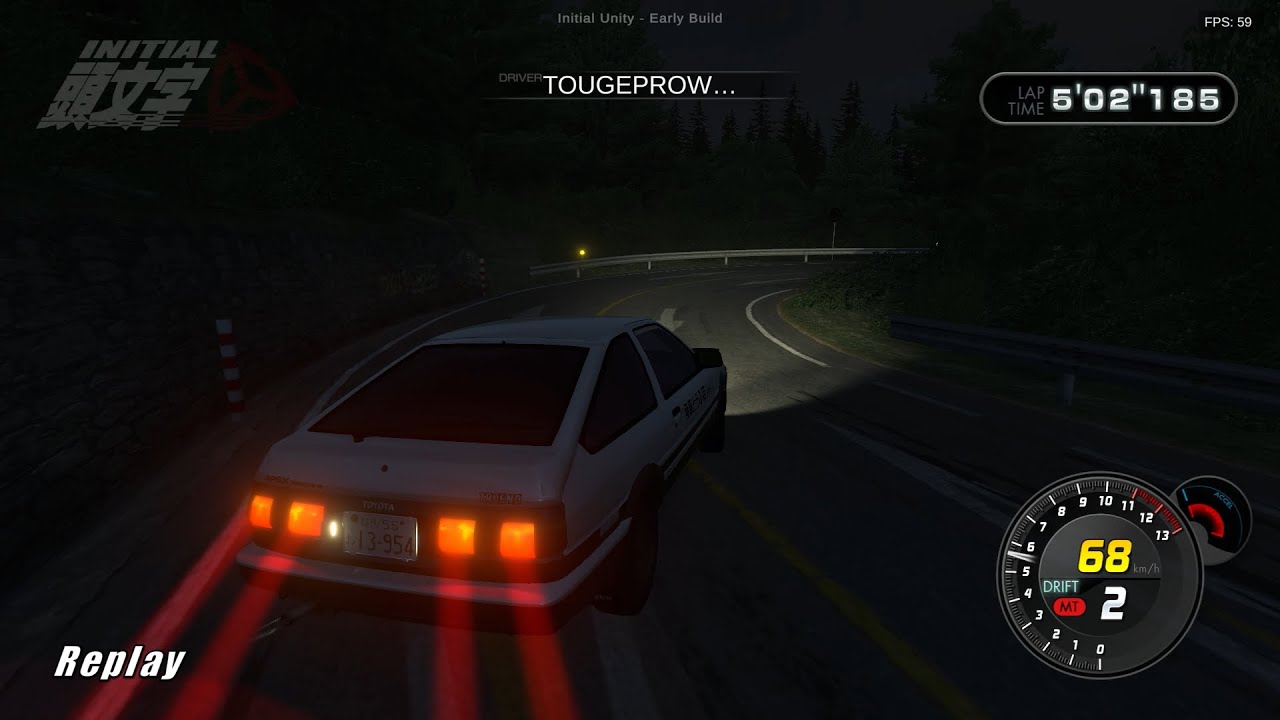 Initial Unity Akina Night Downhill AE86 #Rank 1