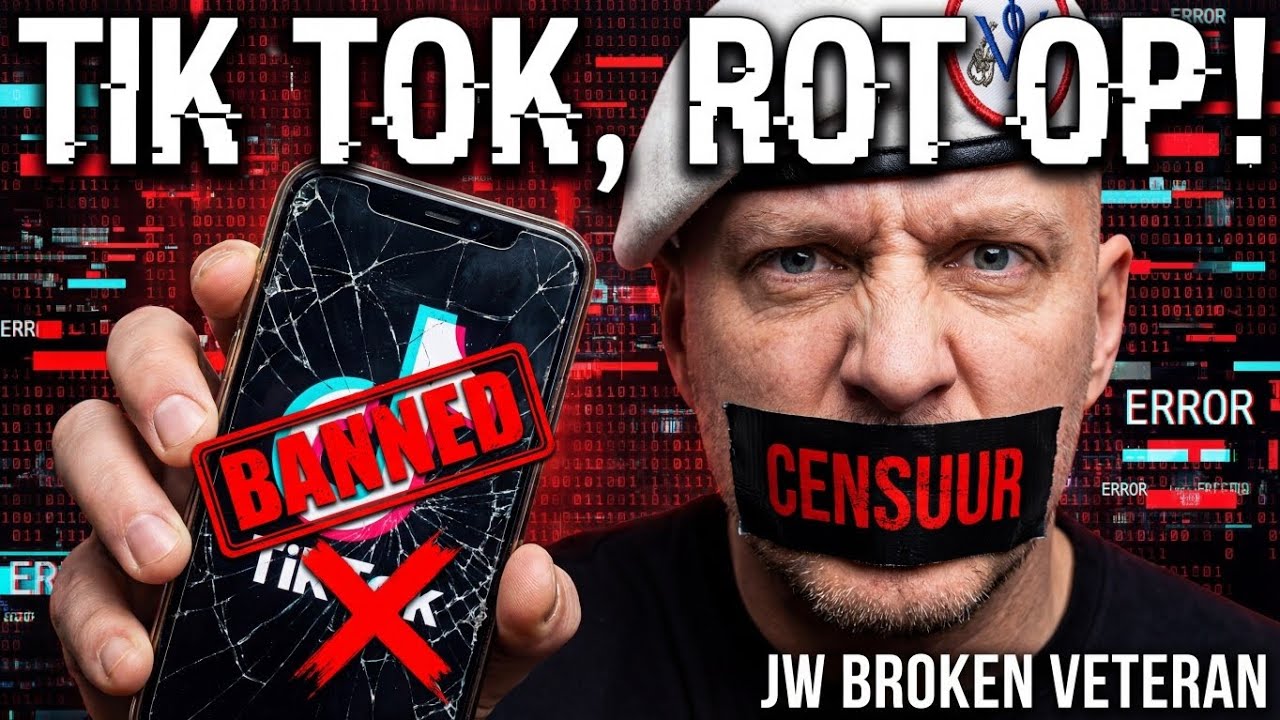 ZE SNOEREN ONS DE MOND! 🤬🚫 | JW Broken Veteran - Tik Tok, Rot Op! (Official Video)