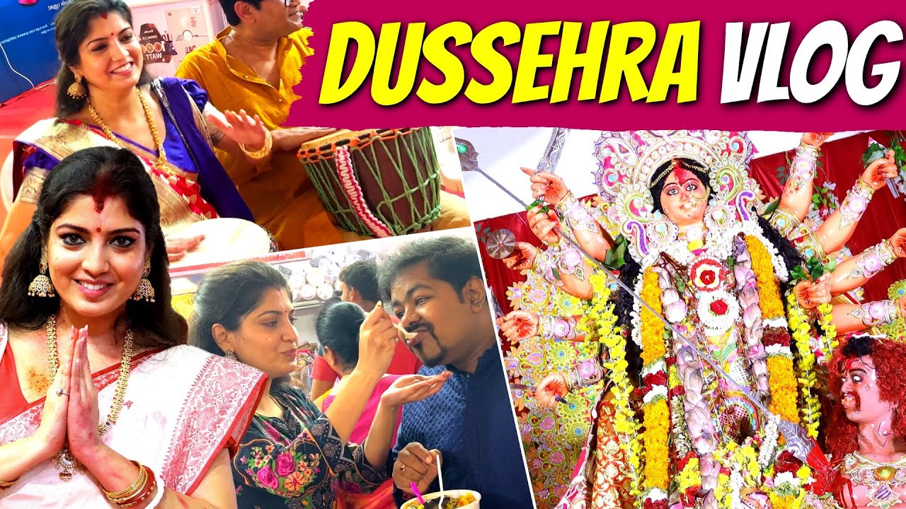 Durga Pooja Celebration 🎉 I Dussehra Vlog 🤩 I Explore with Naresh & Papri