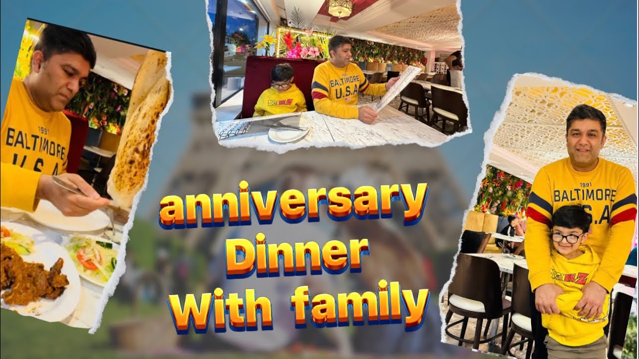 Akbar restaurant Bradford 🇬🇧 | anniversary dinner with family | vanilla rooms bradford uk