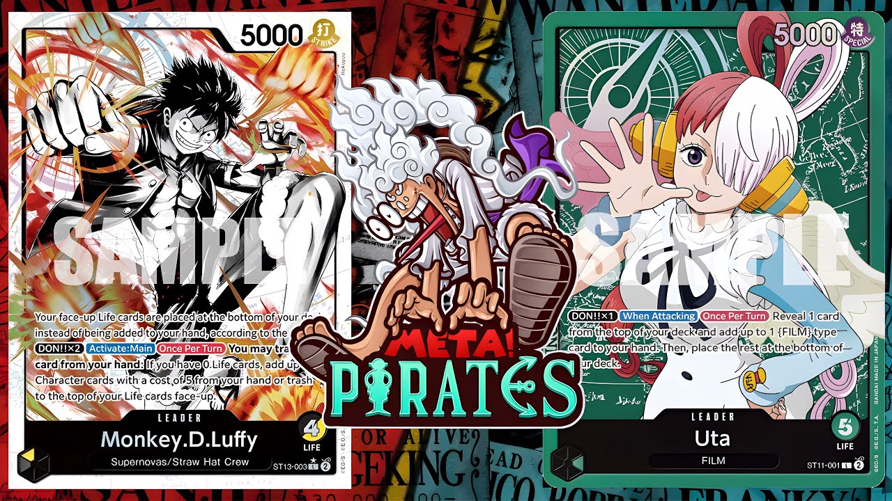 Black Yellow Luffy VS ST11 Uta | One Piece TCG | EB01 Tournament Gameplay