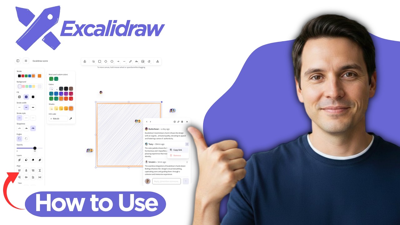 Как пользоваться Excalidraw (пошаговое руководство для начинающих, 2026)