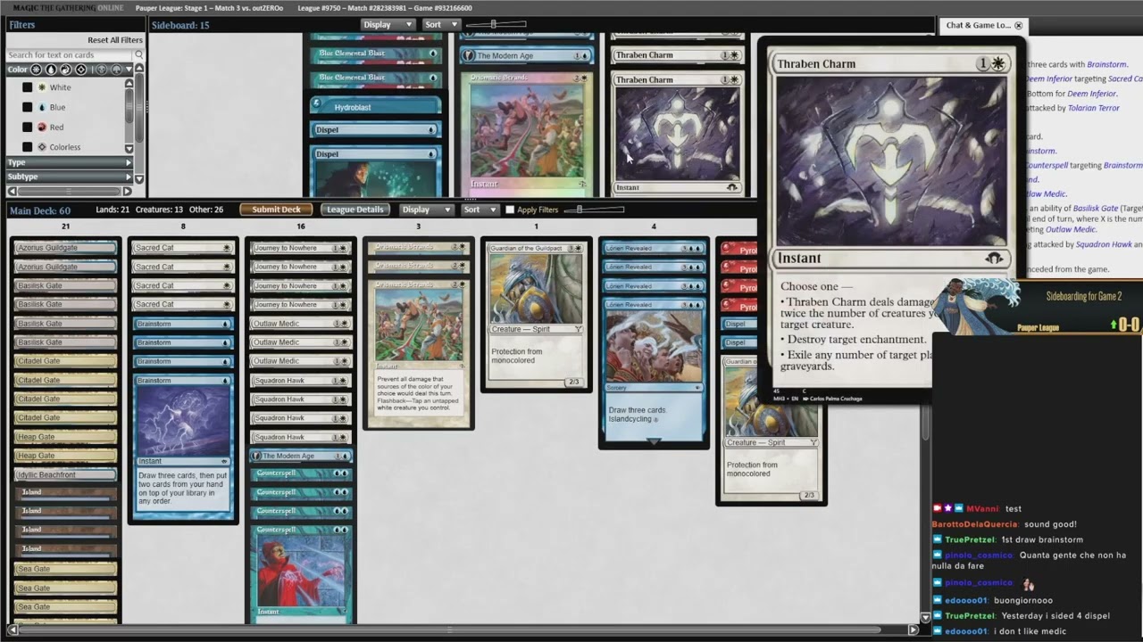 Caw Gate and chill VOL.I #PauperMTG [ENG]