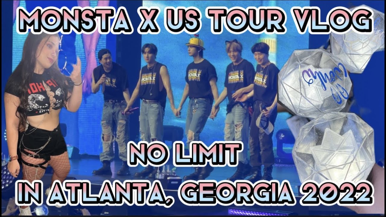 MONSTA X IN ATLANTA/DULUTH 'NO LIMIT' US TOUR VLOG (FULL SETS+📷 OF BCK UP DANCER SHIRT BEING RIPPED)