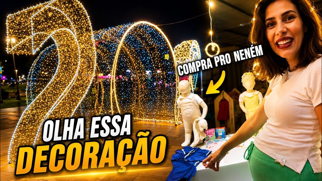 Rolê em Toledo vendo as decorações de Natal