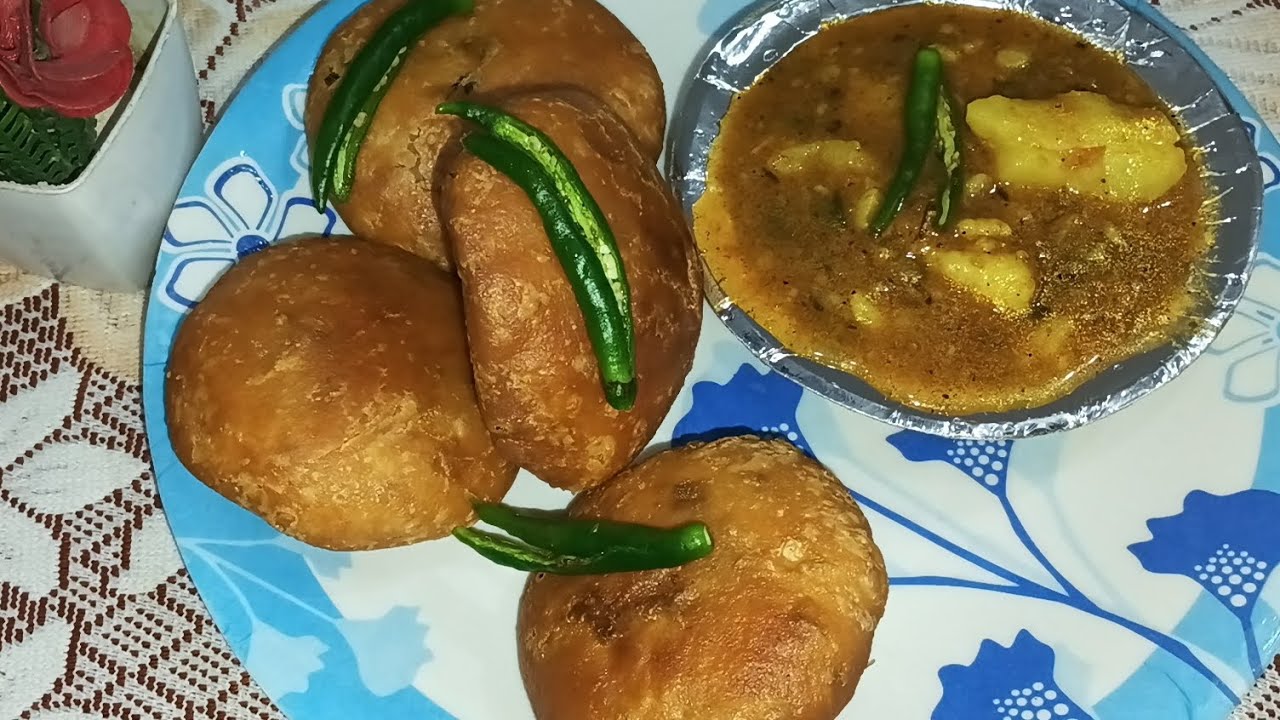 😛बाजार जैसी कचोरी😋 की सब्जी#kachori ki sabji # homemaderecipe 