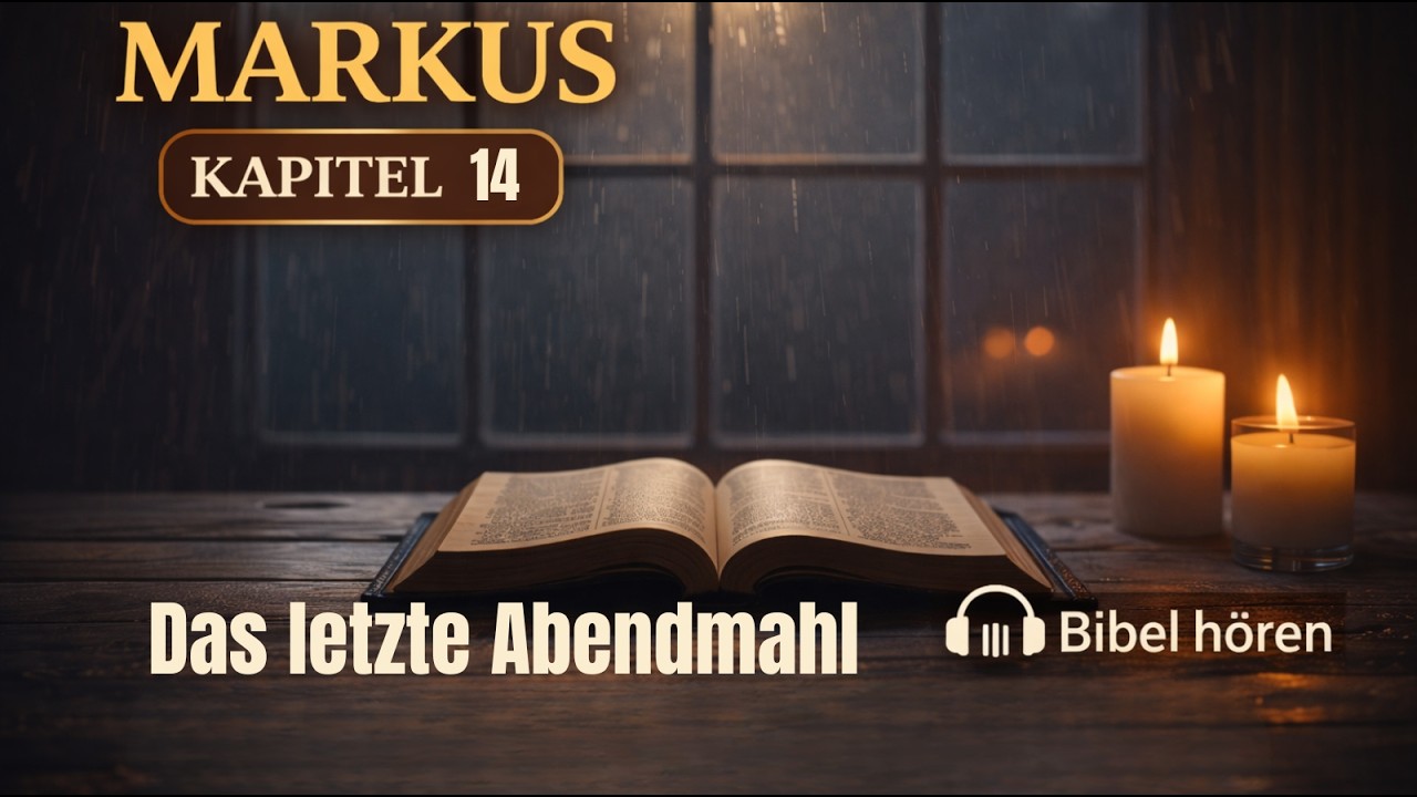 Markus Evangelium – Kapitel 14 | ASMR Bibel hören | Stille & Tiefe