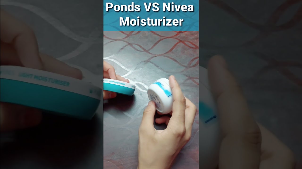 Ponds VS Nivea Moisturiser/ best Moisturiser #shorts