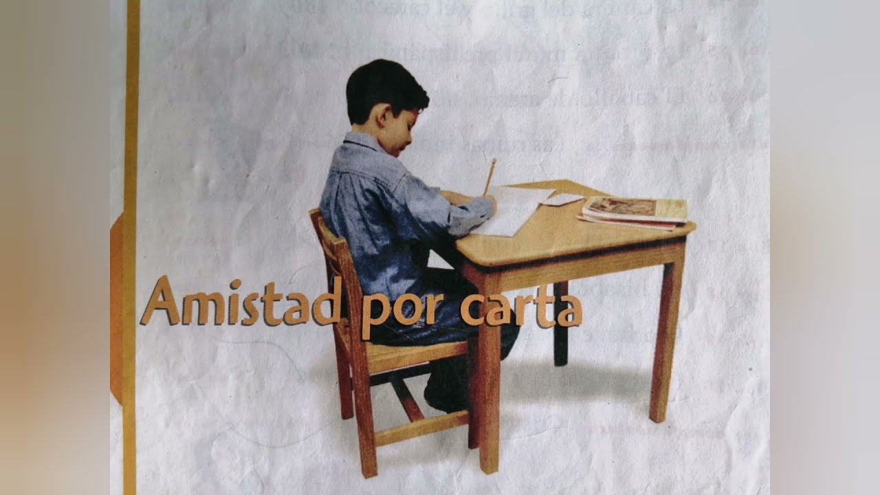 Amistad por carta cuento para ni&ntilde;os