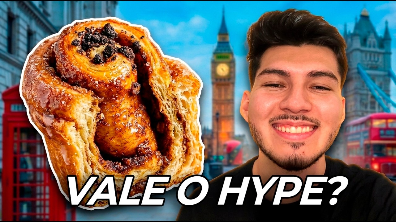 PROVEI O MELHOR CINNAMON ROLL DO MUNDO