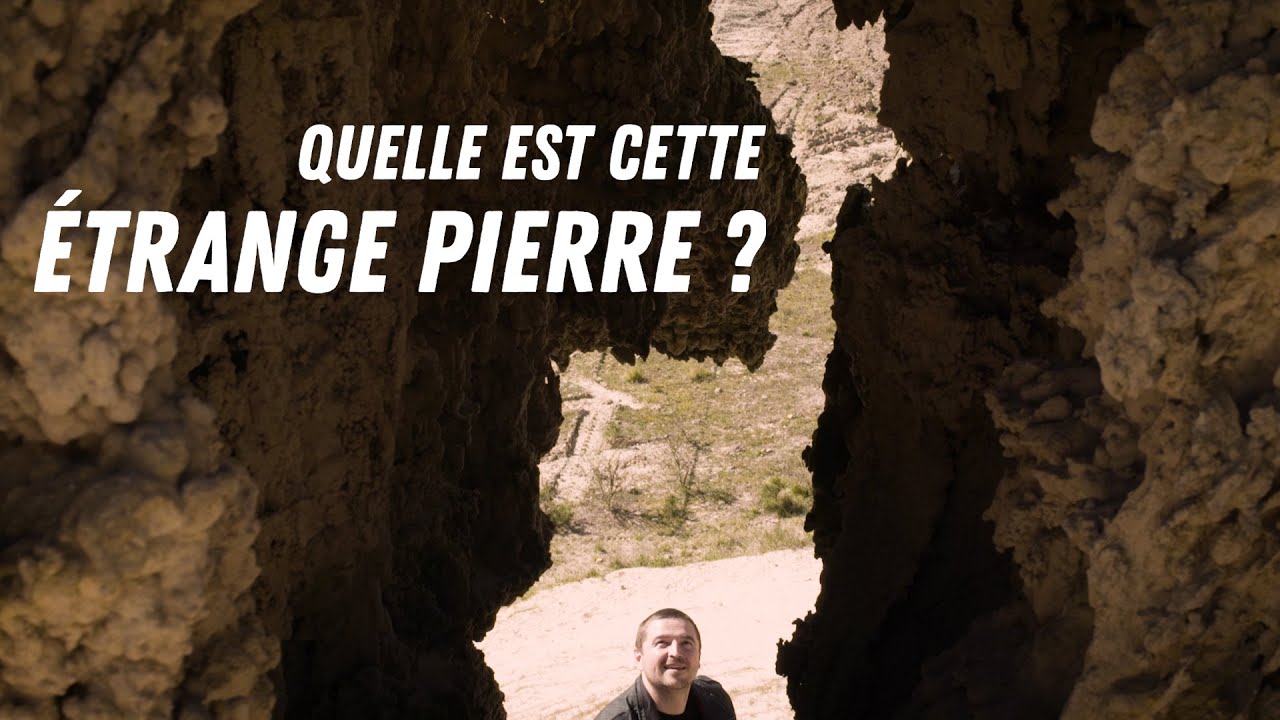 Une excentricité géologique au plein cœur d'une carrière de grès !