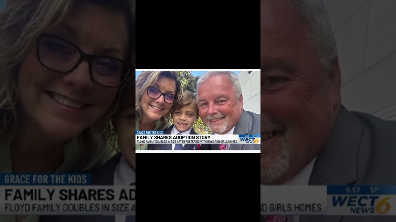 Watch our 2nd WECT Grace for the Kids feature on a BGHNC foster family who adopted 5 kids