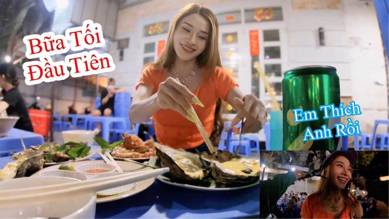 Anh Xe Ôm May Mắn Được Em Gái Xinh Đẹp Mời Đi Ăn Tối - Long Nhong Channel
