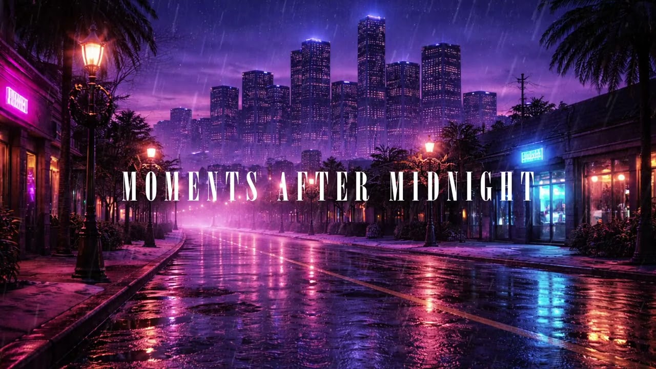 Moments After Midnight – Retro Synthwave | Night Drive, Focus & Chill Music