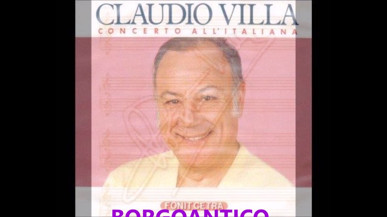 TANGO DELLE CAPINERE (CLAUDIO VILLA - LIVE - CETRA 1980 - CONCERTO ALL’ITALIANA)