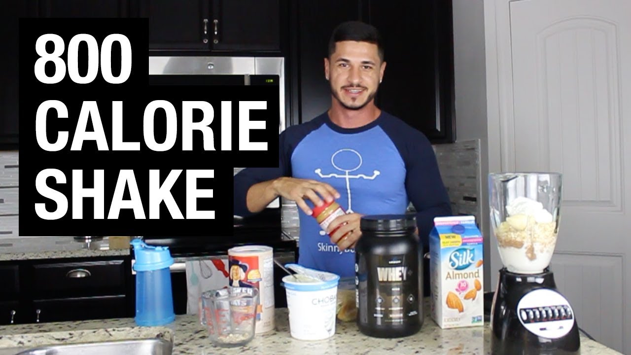 Best Homemade Mass Gainer Shake Recipe For Skinny Guys (1,000 Calories)
