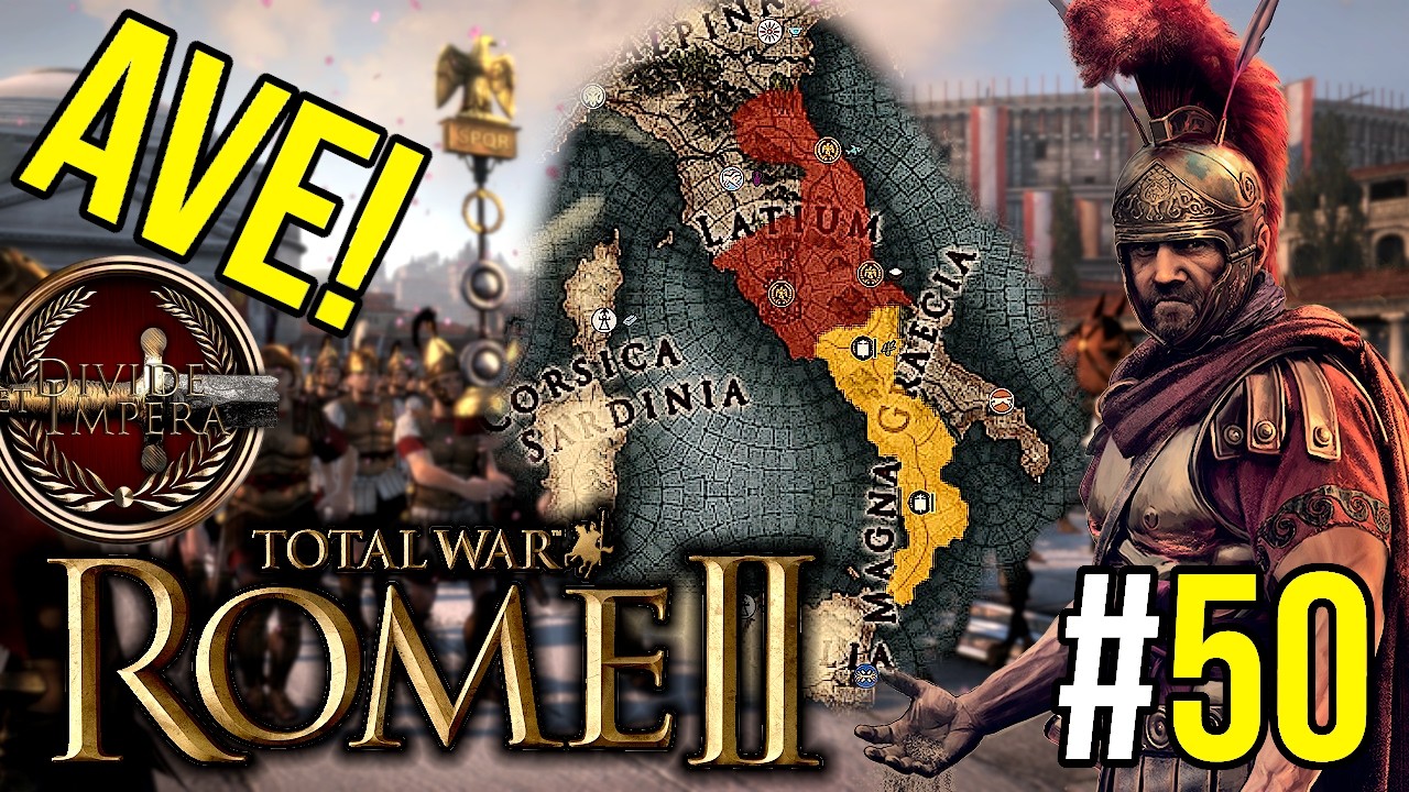 Podbój GALII🔥 *KAMPANIA RZYMEM* | Total War: ROME 2 - Divide et Impera | #50