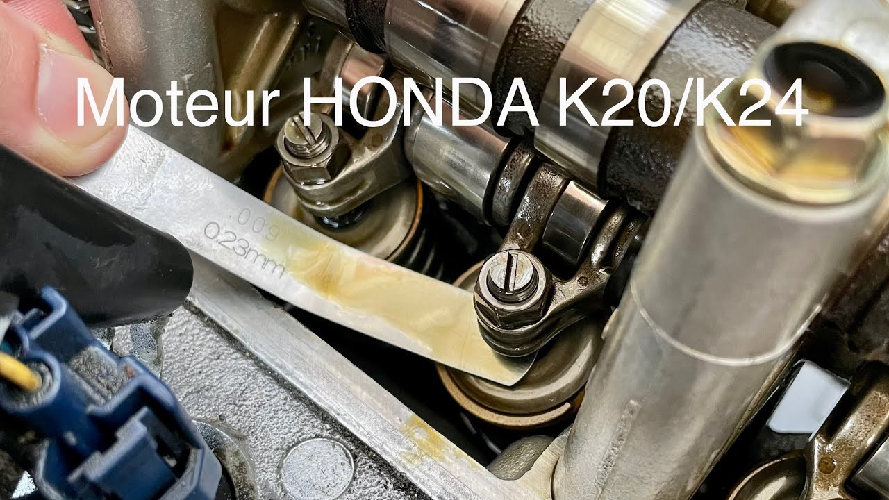 Réglage Jeux aux soupapes moteur honda k20/k24