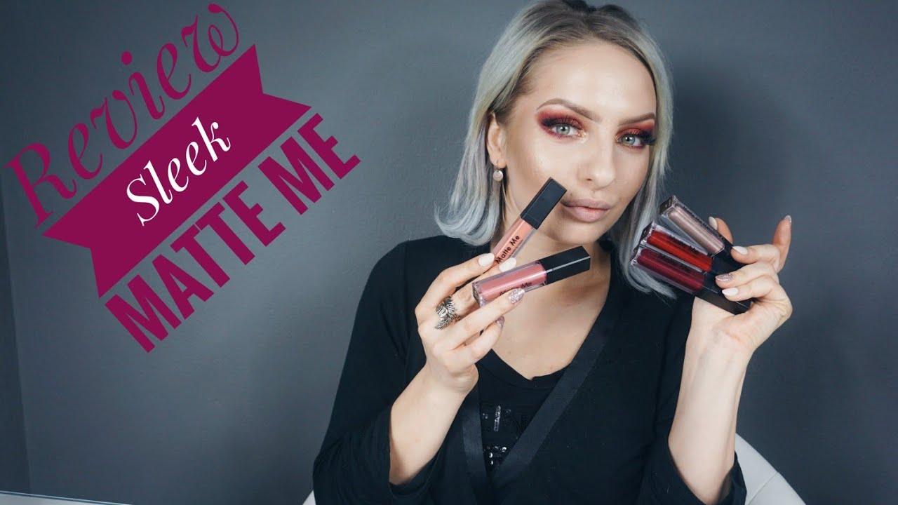 Обзор матовых помад от Sleek - Matte Me