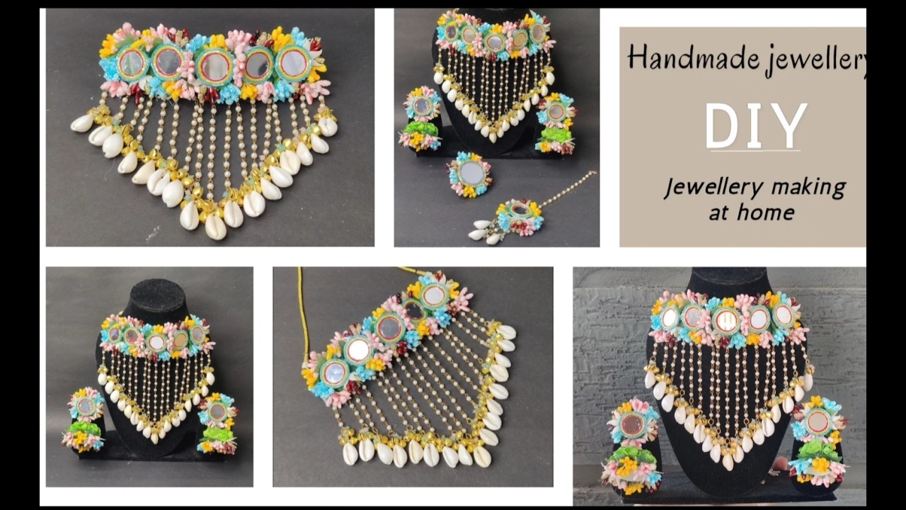 Trending Jewellery for Haldi Ceremony / Handmade Jewellery | Latest Jewellery Making 
