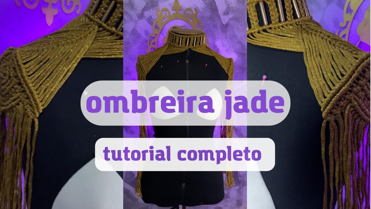 COMO FAZER OMBREIRA EM MACRAMÊ| Macramê Tutorial ombreiras #macrametutorial #macrame #carnaval2024