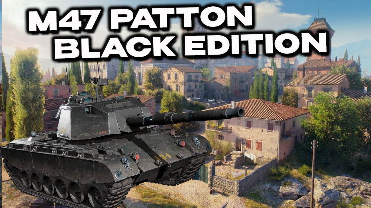 M47 Patton Black Edition WoT Console PS5 XBOX World of Tanks Modern Armor Он реально фармит