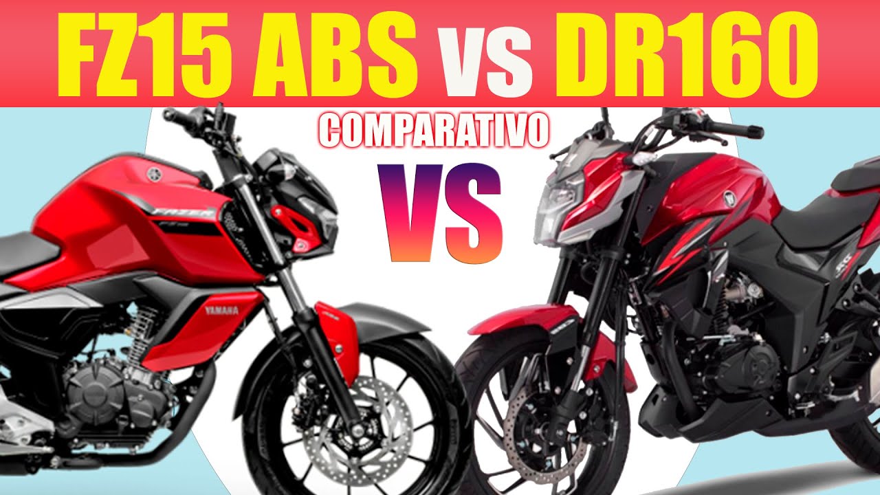 FAZER FZ15 VS DR160 COMPARATIVO COMPLETO - QUAL MOTO COMPRAR ?