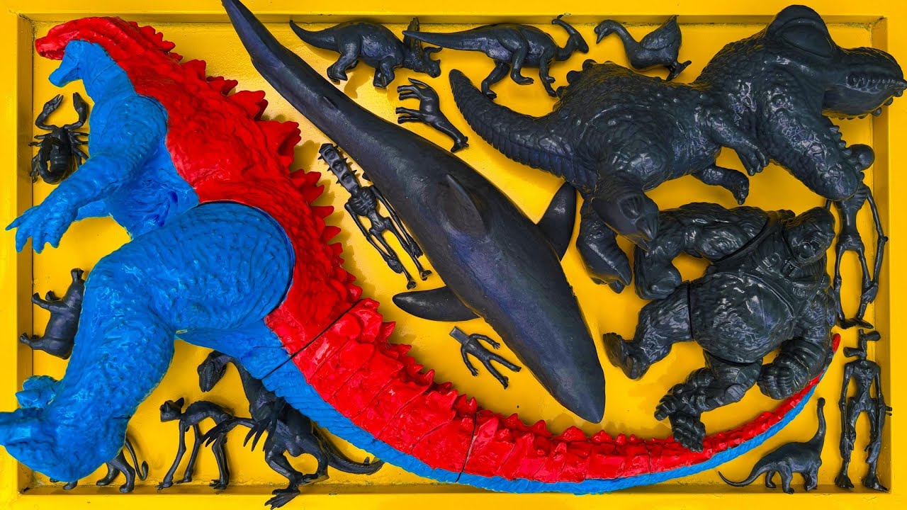 Dinosaurus Jurassic World Dominion: T-rex/ Brachiosaurus/ Skibidi/ Spider-Man/ KingKong/ KingGidorah