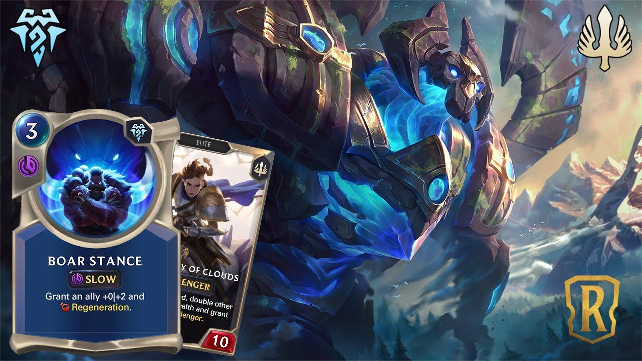 FORMIDABLE + REGENERATION WAS VERY INCREDIBLE COMBO!!🔥 | Udyr + Galio deck | Legends of Runeterra