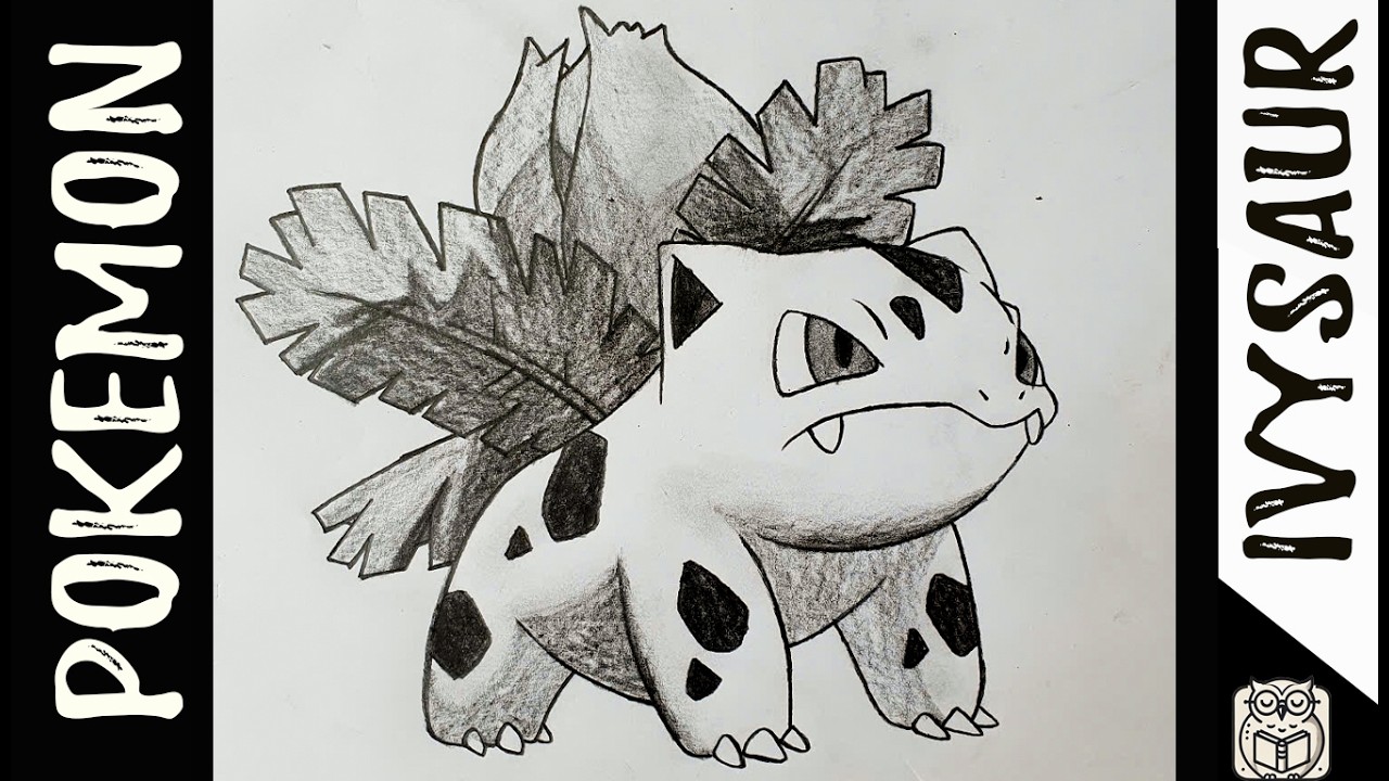 Drawing Ivysaur | Pokemon Character Art Tutorial