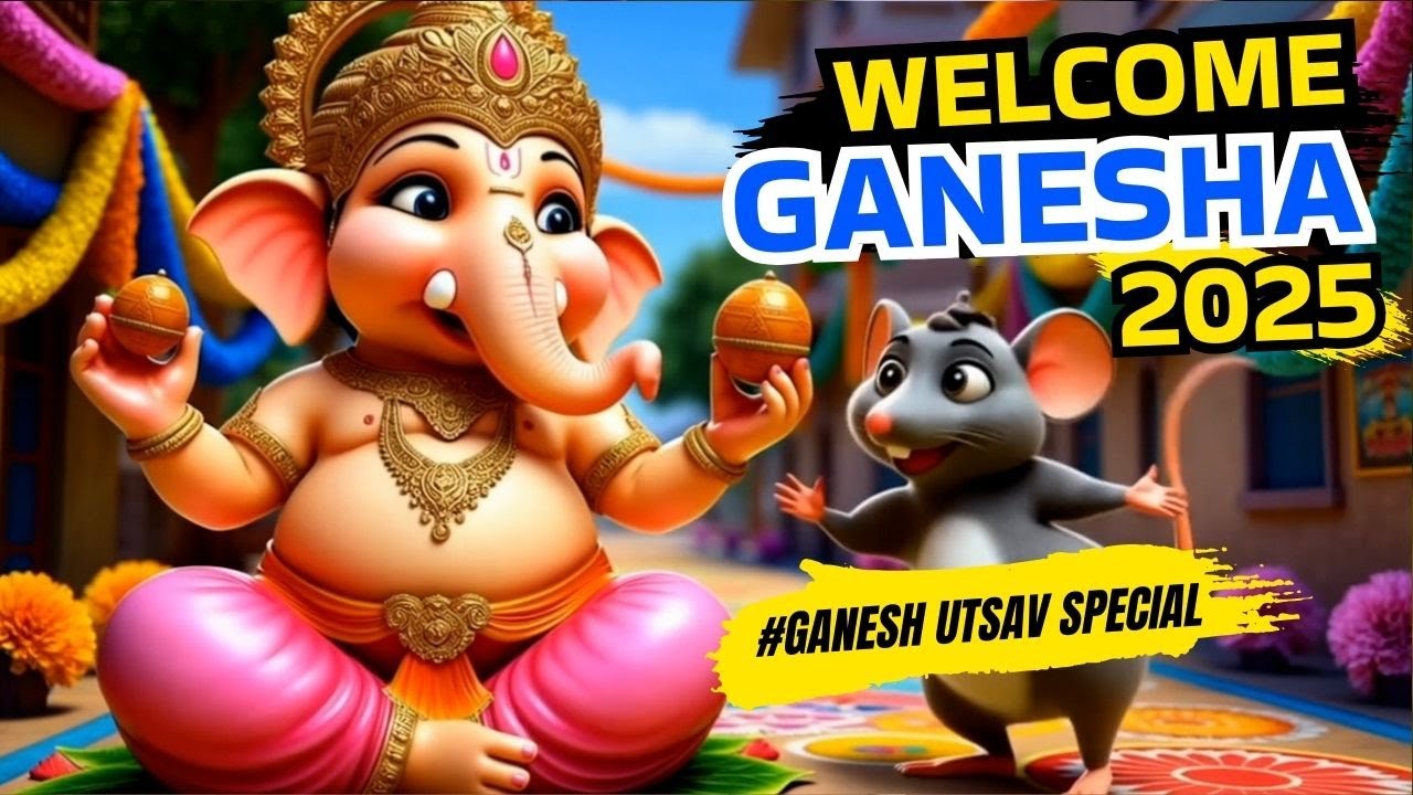 Ganesh Utsav 2025 Song for Kids | Ganpati Bappa Morya Special 🎶🎉
